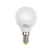 Лампа светодиодная PLED-ECO-G45 5Вт шар 3000К тепл. бел. E14 400лм 220-240В | Код. 1036896A | JazzWay